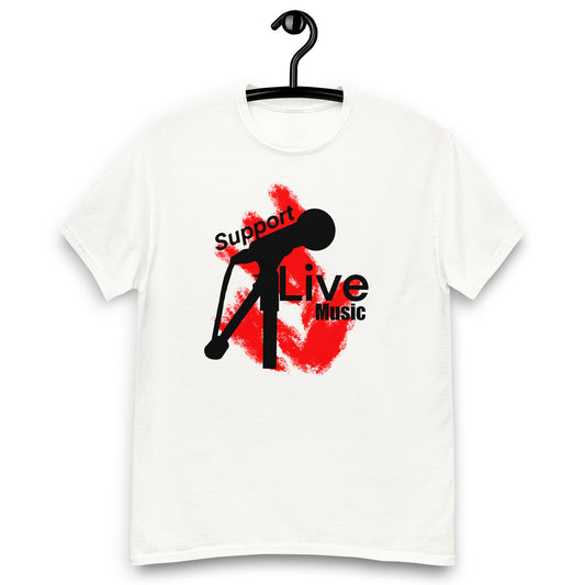 Keep music live Tee 2 white